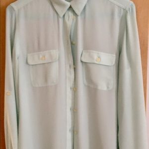 Loft mint blouse...brighter color than shown.
